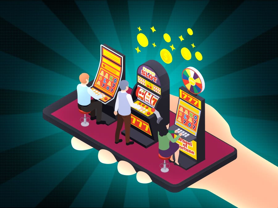 Dynamic montage of JT999 slot machines and exciting gameplay